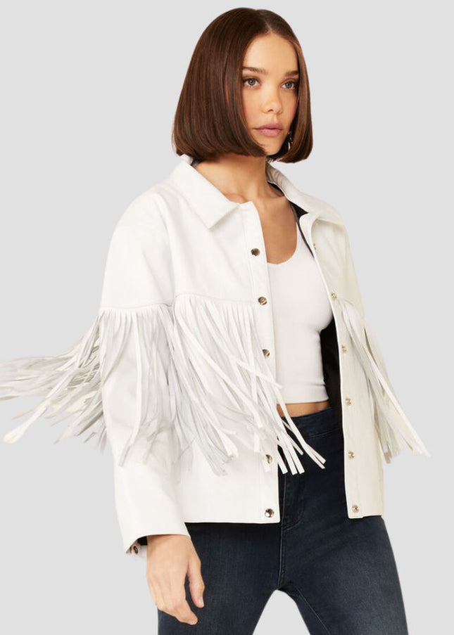 Howling Moon Fringe Leather Jacket
