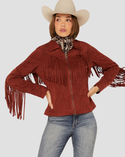 Women Front Moto Leather Jacket