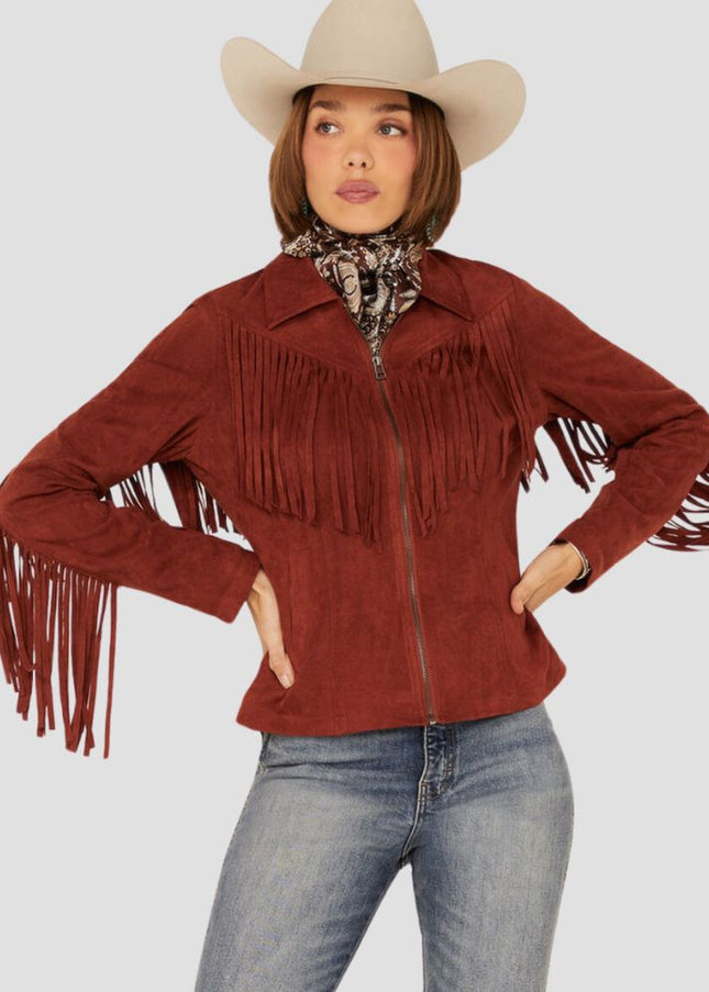 Women Front Moto Leather Jacket