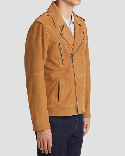 Suede Moto Jacket
