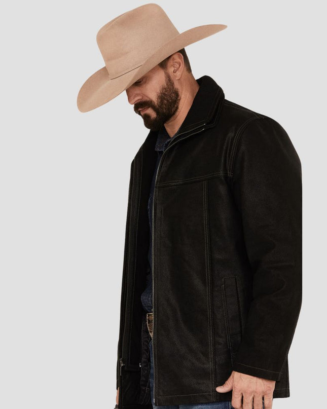 Scully Men's Suede Double Collar Jacket