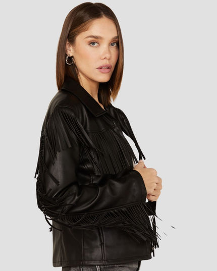 Wrangler Women Leather Jacket