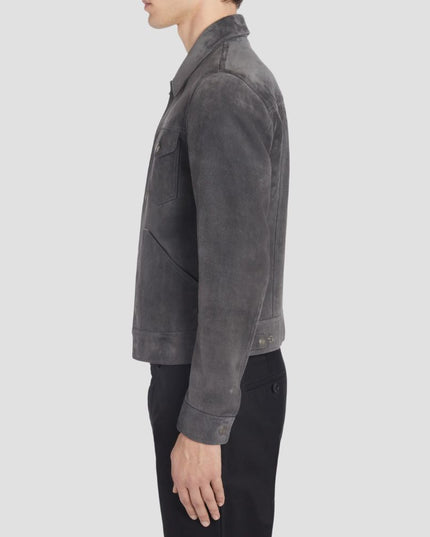 Brushed Suede Western Jacket