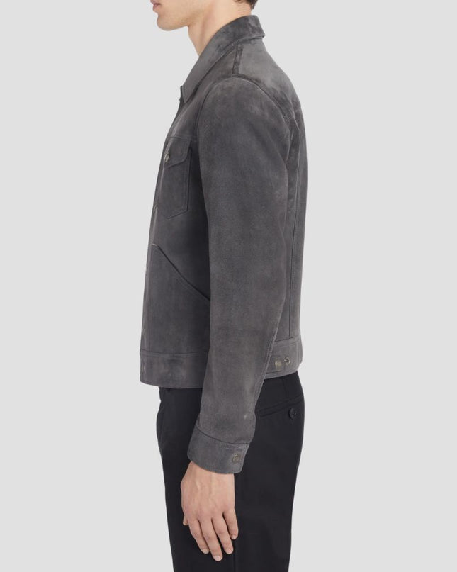 Brushed Suede Western Jacket