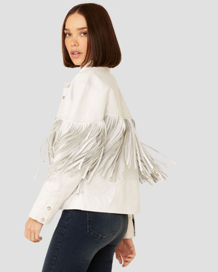 Howling Moon Fringe Leather Jacket