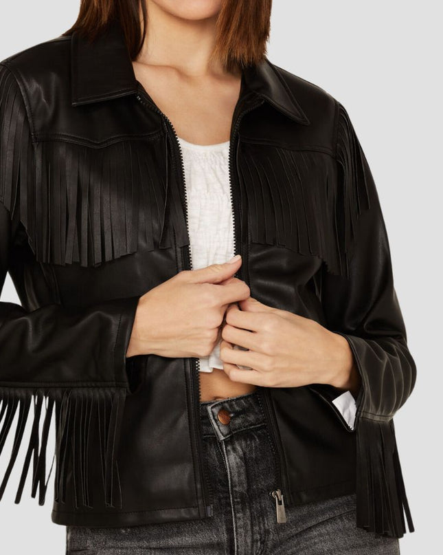 Wrangler Women Leather Jacket