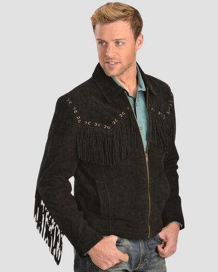 Scully Boar Suede Fringe Jacket