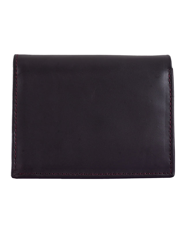 Brown And Black Leather Wallet Buffalo Leather Wallet for Men
