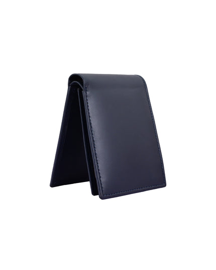 Premium Blue Leather Wallet for Men – 7 Card Slots