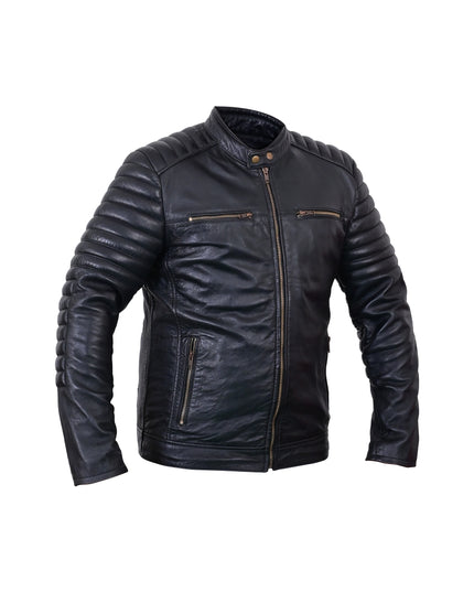 Men's Black Leather Jacket